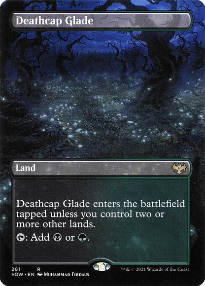 Deathcap Glade (281) - BORDERLESS - FULL ART - NM