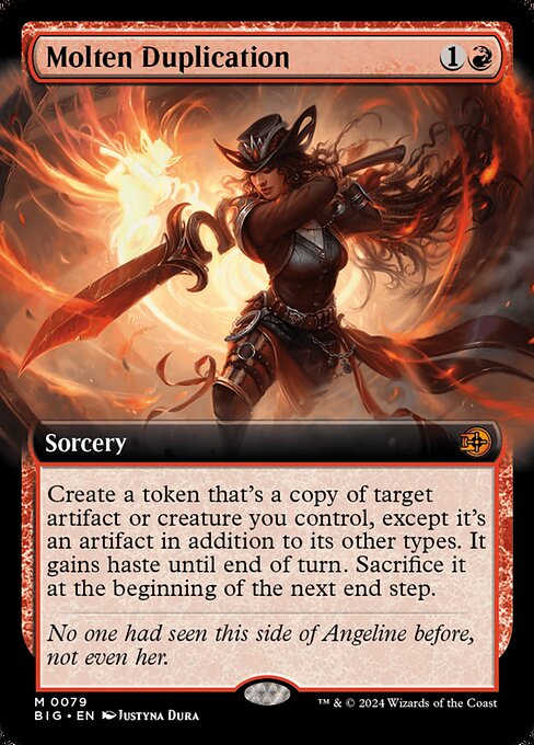 Molten Duplication (79) - EXTENDED ART (Foil) - NM