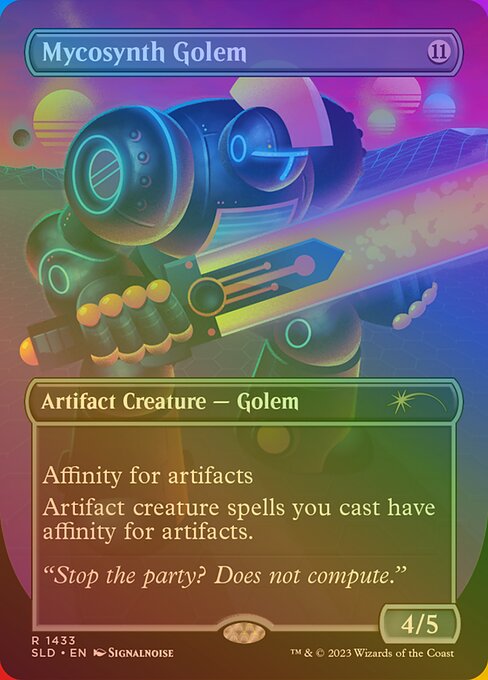 Mycosynth Golem (1433★) - BORDERLESS (Foil) - NM