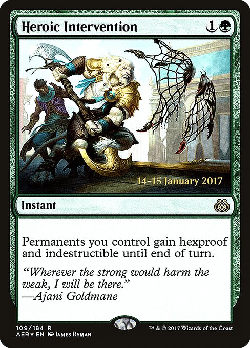 Heroic Intervention (109s) (Foil) - NM