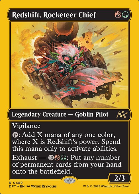 Redshift, Rocketeer Chief (489) (Foil) - NM