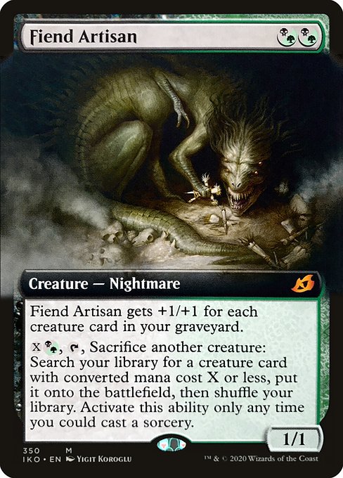 Fiend Artisan (350) - EXTENDED ART - NM