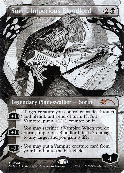 Sorin, Imperious Bloodlord (1244) - BORDERLESS (Foil) - NM