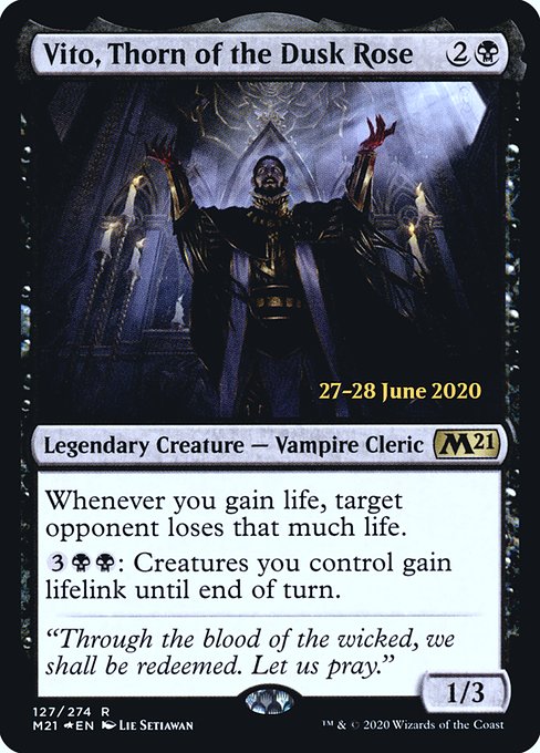 Vito, Thorn of the Dusk Rose (127s) (Foil) - NM