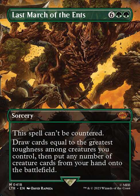 Last March of the Ents (418) - BORDERLESS - NM