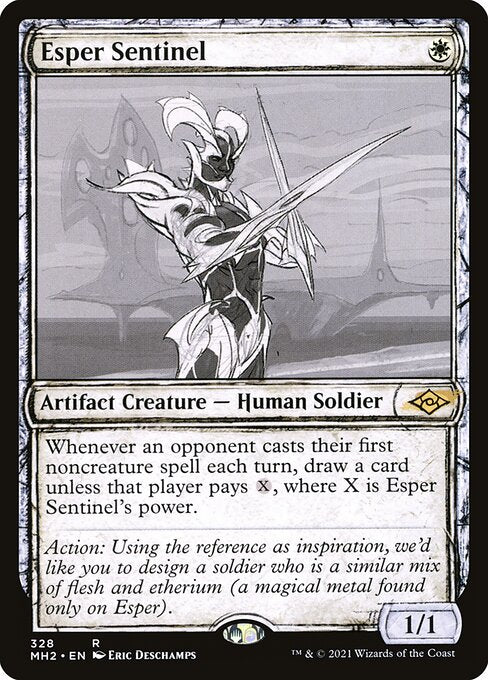 Esper Sentinel (328) - SHOWCASE (Foil) - NM