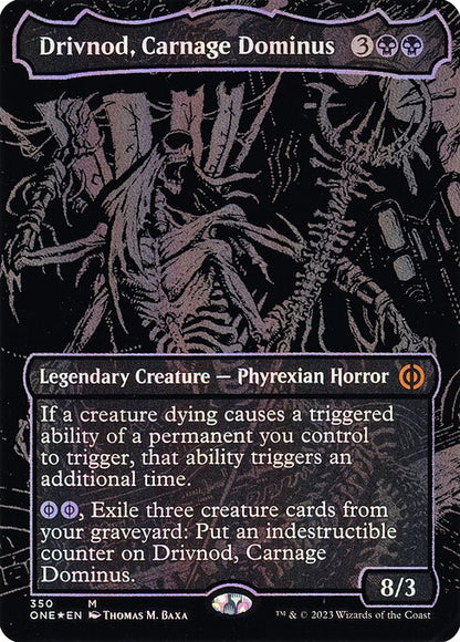Drivnod, Carnage Dominus (350) - BORDERLESS (Foil) - NM