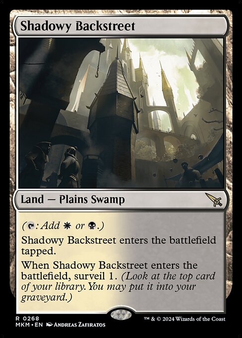 Shadowy Backstreet (268) (Foil) - NM