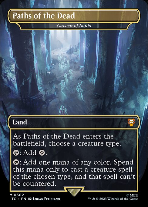 Cavern of Souls (362) - BORDERLESS (Foil) - NM