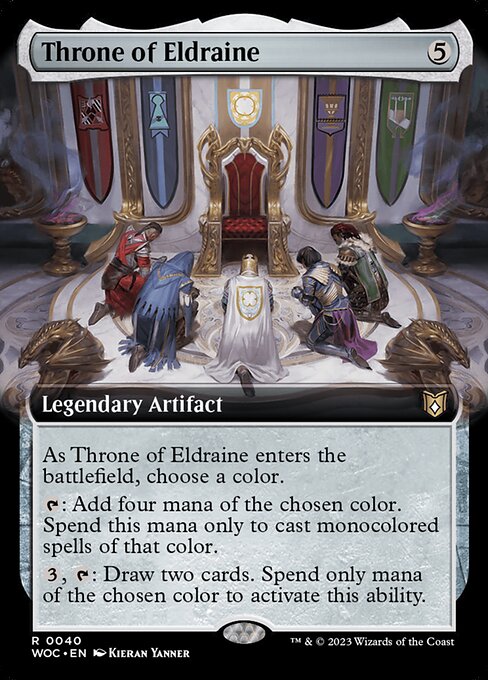 Throne of Eldraine (40) - EXTENDED ART (Foil) - NM