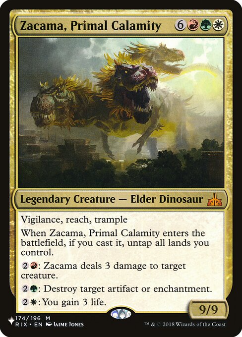 Zacama, Primal Calamity (741) - NM