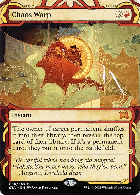 Chaos Warp (36) - BORDERLESS (Foil) - NM
