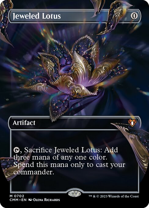 Jeweled Lotus (702) - BORDERLESS - NM