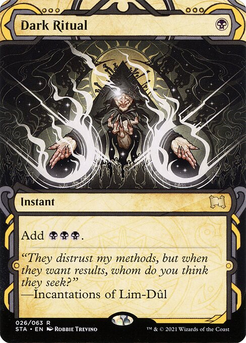 Dark Ritual (26) - BORDERLESS (Etched) - NM