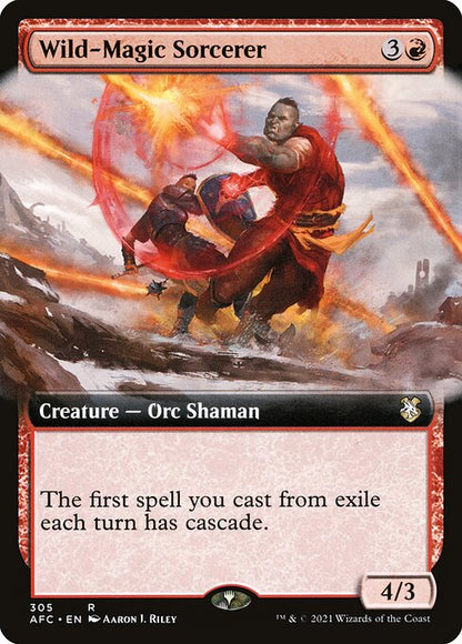 Wild-Magic Sorcerer (305) - EXTENDED ART - NM