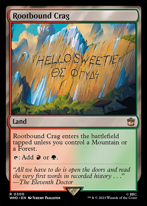 Rootbound Crag (300) (Foil) - NM