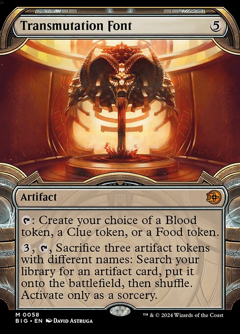 Transmutation Font (58) - SHOWCASE (Foil) - NM