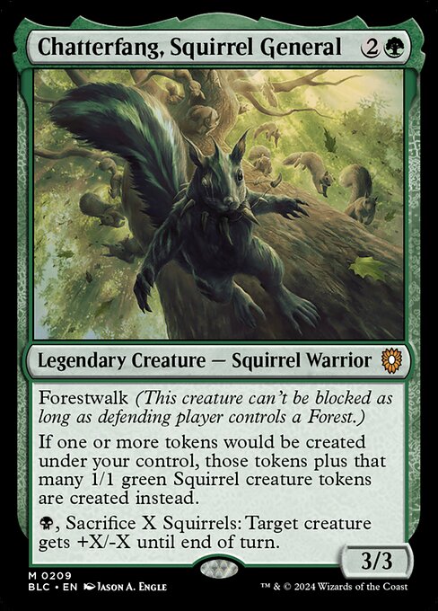 Chatterfang, Squirrel General (209) - NM