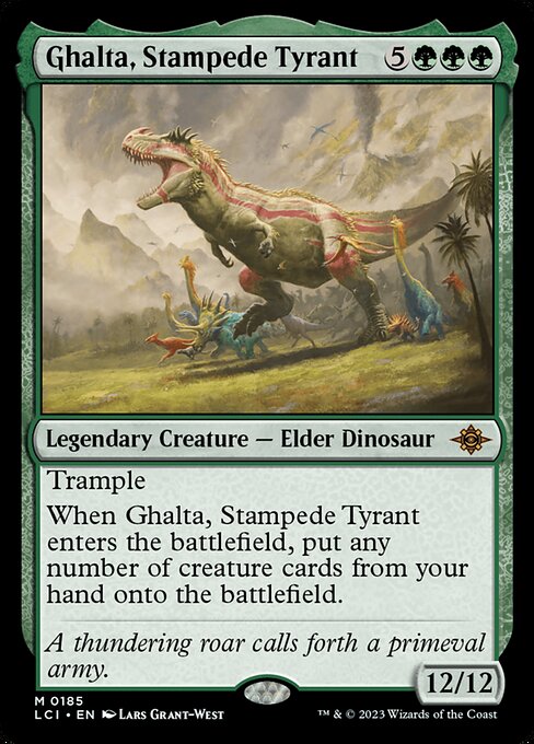 Ghalta, Stampede Tyrant (185) - NM