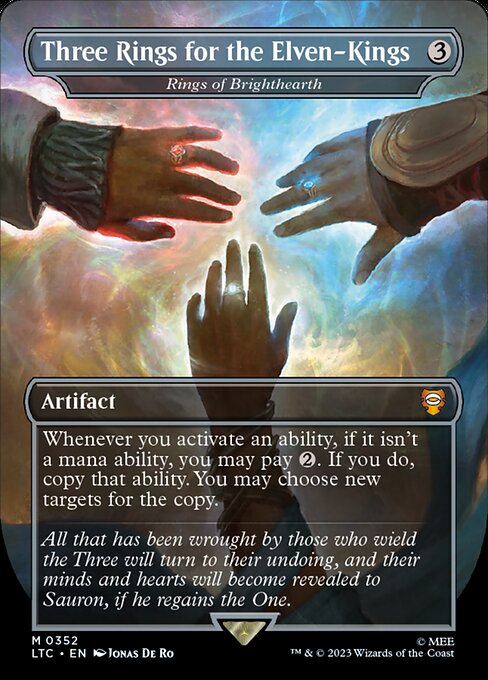 Rings of Brighthearth (352) - BORDERLESS (Foil) - NM