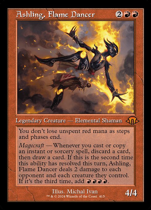 Ashling, Flame Dancer (415) (Foil) - NM