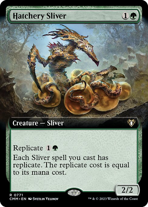 Hatchery Sliver (771) - EXTENDED ART (Foil) - NM