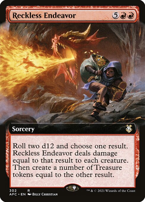 Reckless Endeavor (302) - EXTENDED ART - NM