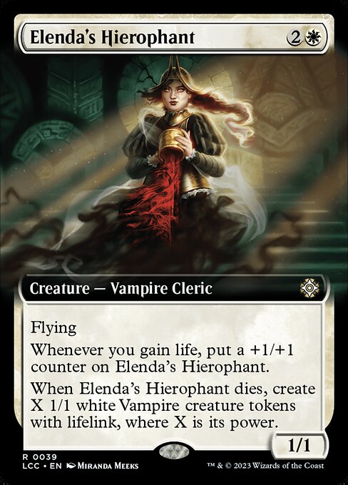 Elenda's Hierophant (39) - EXTENDED ART - NM