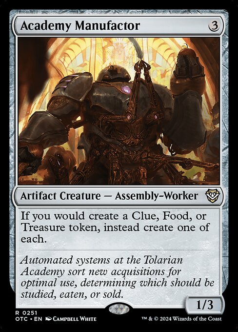 Academy Manufactor (251) - NM