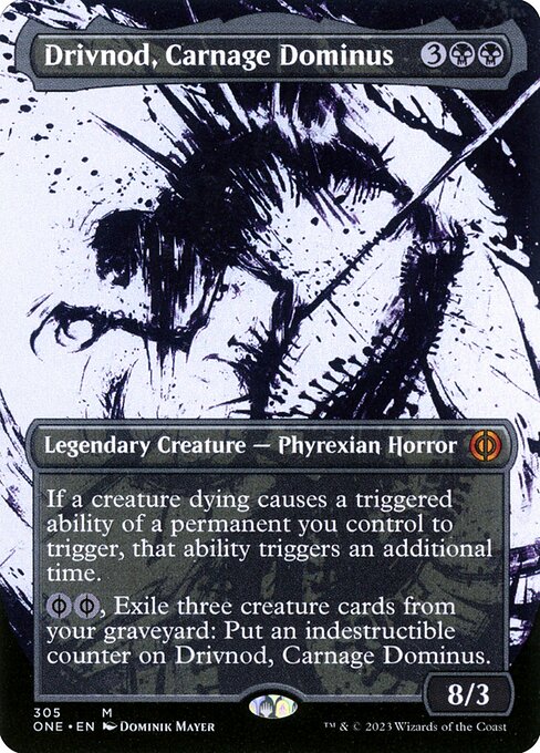 Drivnod, Carnage Dominus (305) - BORDERLESS - NM