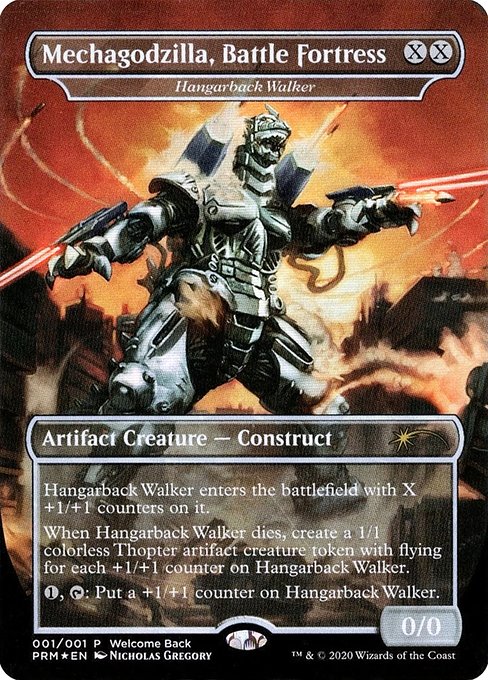 Hangarback Walker (2) - BORDERLESS (Foil) - NM