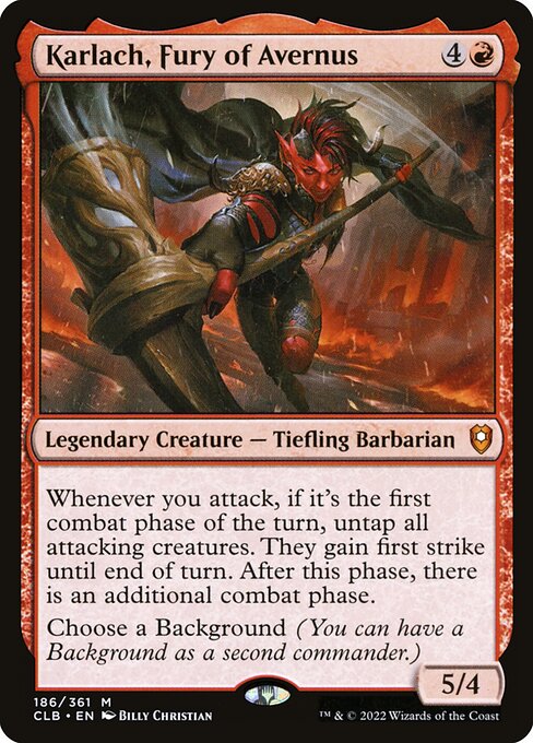 Karlach, Fury of Avernus (186) - NM