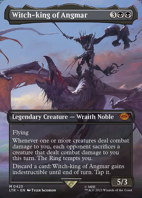 Witch-king of Angmar (423) - BORDERLESS - NM