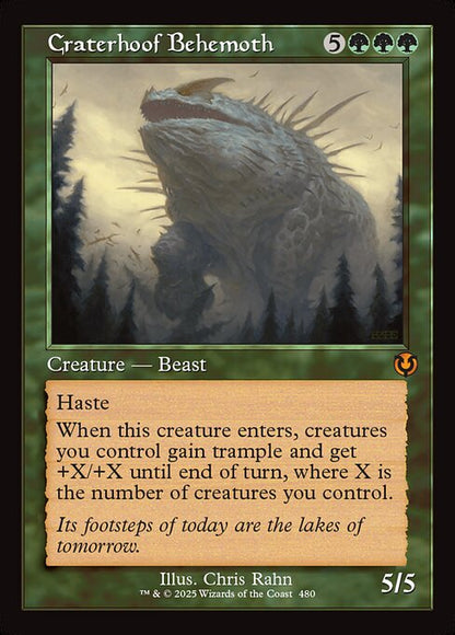 Craterhoof Behemoth (480) (Foil) - NM