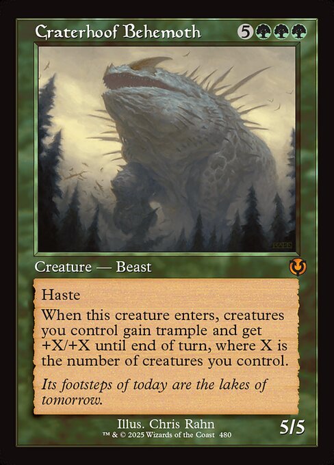 Craterhoof Behemoth (480) - NM