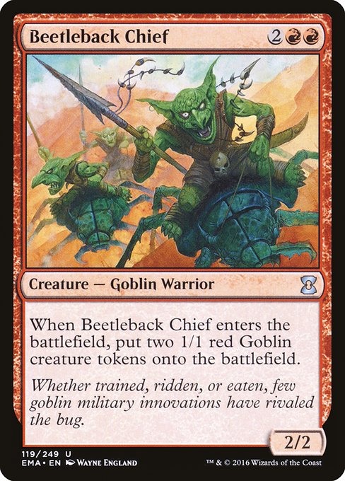 Beetleback Chief (119) (Foil) - NM