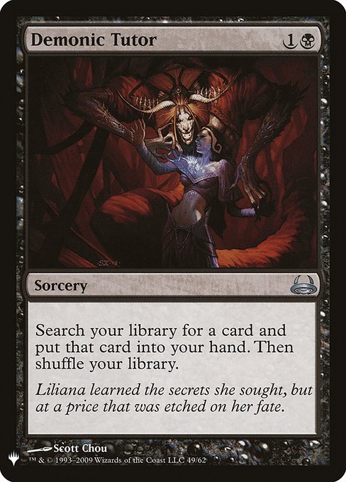 Demonic Tutor (DDC-49) - NM