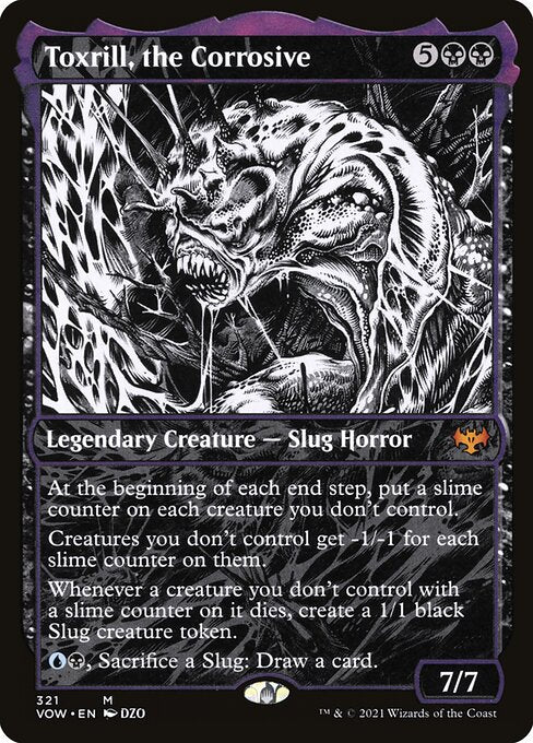 Toxrill, the Corrosive (321) - SHOWCASE - FULL ART - NM