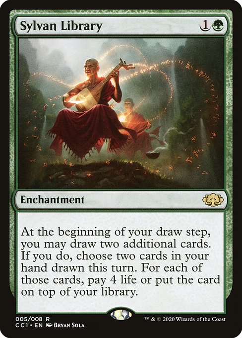 Sylvan Library (5) (Foil) - NM