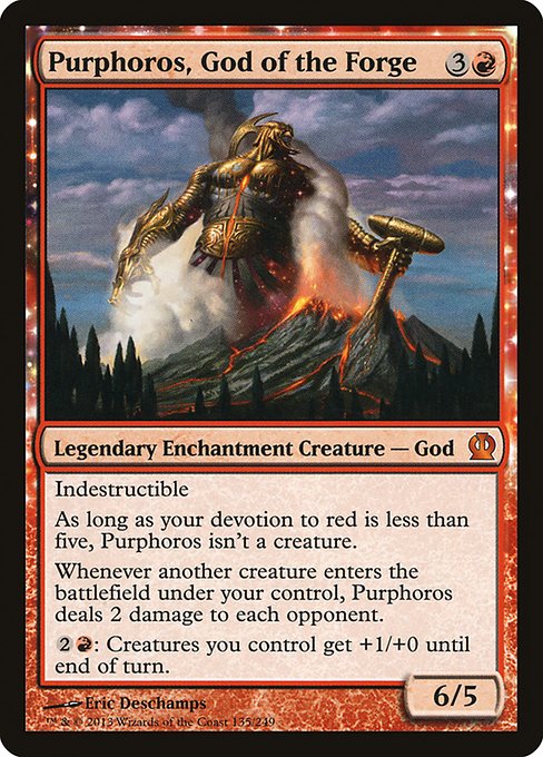 Purphoros, God of the Forge (135) - NM