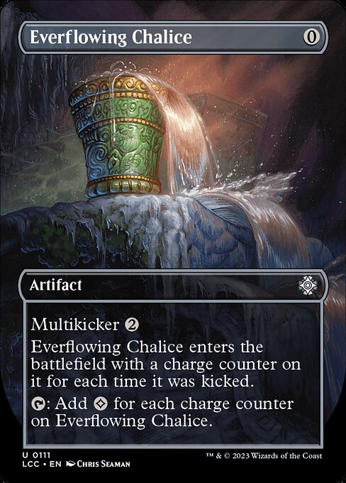 Everflowing Chalice (111) - BORDERLESS (Foil) - NM