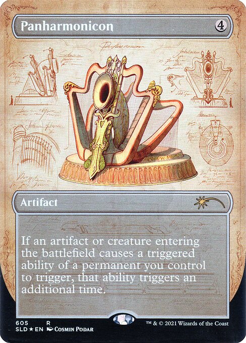 Panharmonicon (605) - BORDERLESS - FULL ART (Foil) - NM