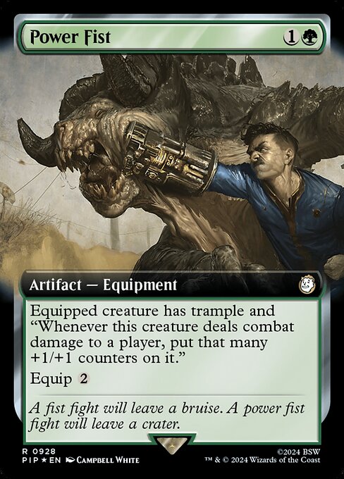 Power Fist (928) - EXTENDED ART (Foil) - NM