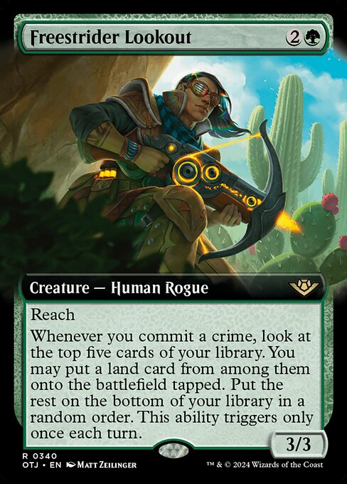Freestrider Lookout (340) - EXTENDED ART - NM