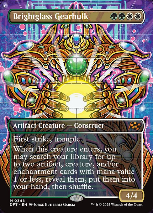 Brightglass Gearhulk (348) - BORDERLESS - NM
