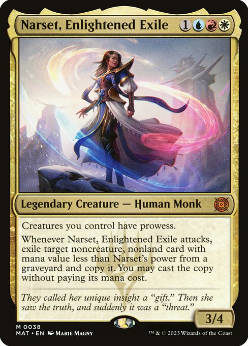 Narset, Enlightened Exile (38) (Foil) - NM