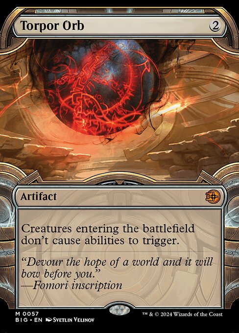 Torpor Orb (57) - SHOWCASE (Foil) - NM