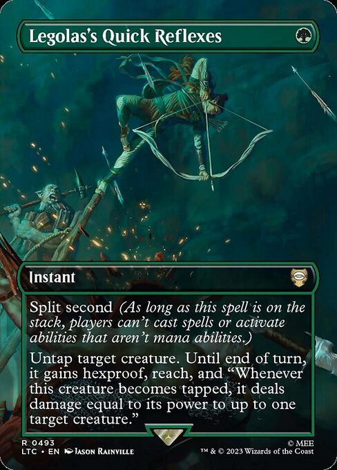 Legolas's Quick Reflexes (493) - BORDERLESS (Foil) - NM