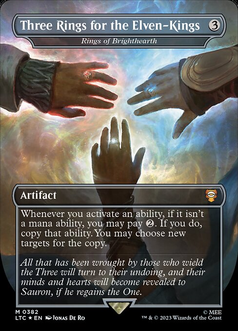 Rings of Brighthearth (382) - BORDERLESS (Foil) - NM