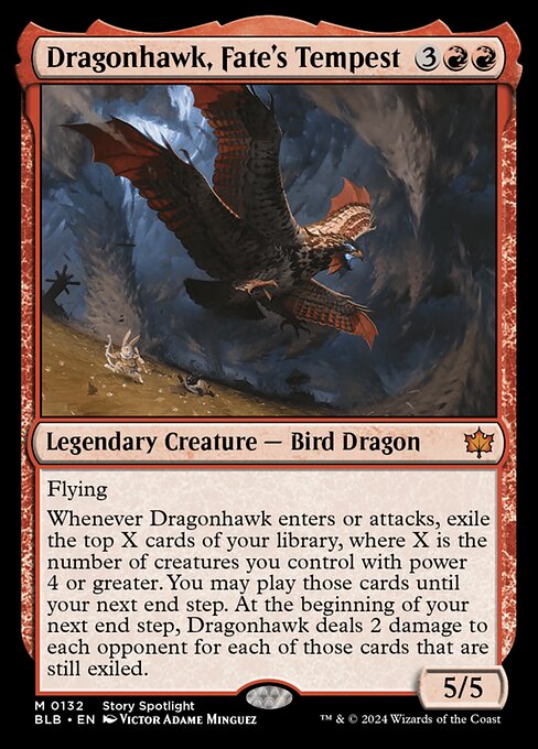 Dragonhawk, Fate's Tempest (132) (Foil) - NM